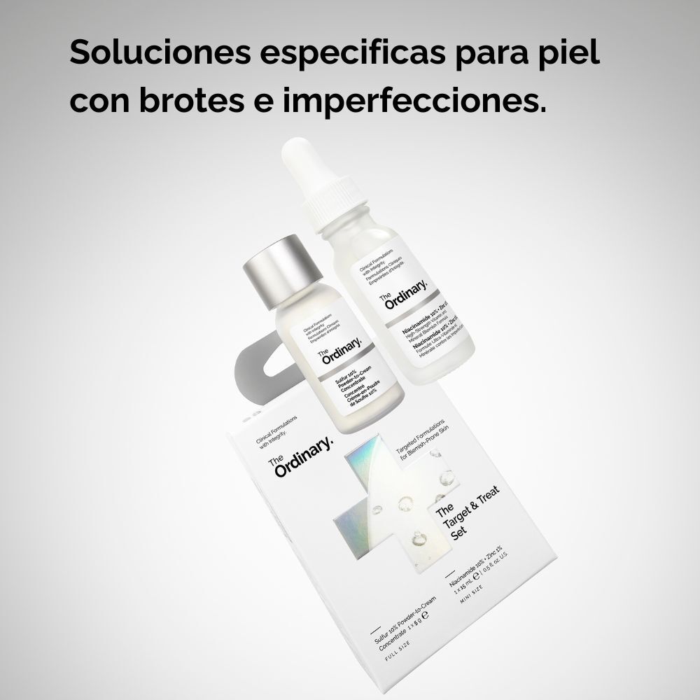 THE TARGET AND TREAT SET (SET PARA TRATAR Y PREVENIR BROTES EN PIEL PROPENSA A IMPERFECCIONES.)